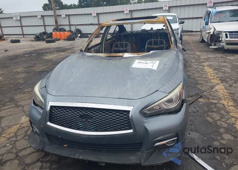 2015 Infiniti Q50 Premium/Sport from USA, damaged, VIN JN1BV7AP1FM334458